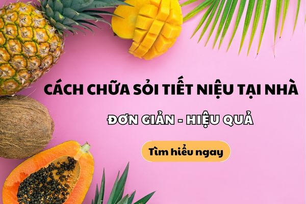 7 cách chữa sỏi tiết niệu tại nhà an toàn, hiệu quả bất ngờ